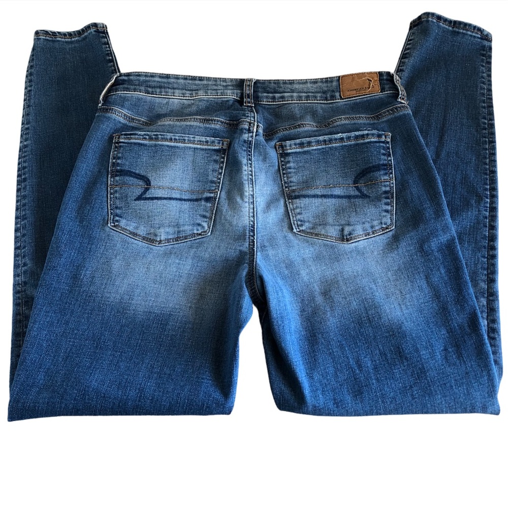 COPY - AMERICAN EAGLE OUTFITTERS High Rise Jegging Long Medium Wash Women’s Siz…